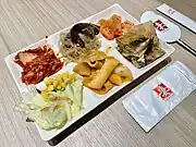 Food in one of their Taipei, Taiwan location (2021)