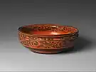 Western Han dynasty lacquer bowl