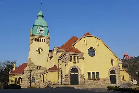 Lutheran church by Curt Rothkegel in Qingdao, China