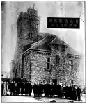 Group photo of the personnel of the observatory in Autograph Book for the Tenth Anniversary of Qingdao Observatory, 1934