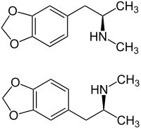 Racemic MDMA structure diagram