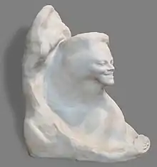 Buste of Jane Avril on wave 1898 - Antoine Bourdelle
