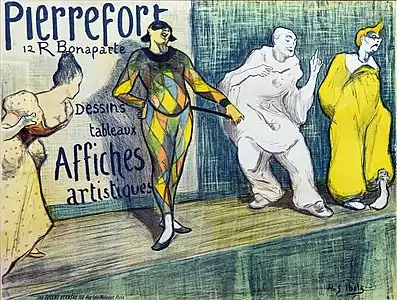 Poster for Galerie Pierrefort  1897