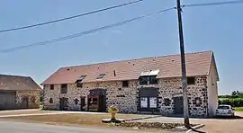 The town hall in Saint-Jacques-d'Ambur