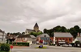 The centre of Fontaine-le-Dun