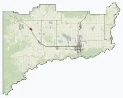 Location in County of Grande Prairie