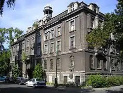 Town hall of the former independent municipality of Hajduki Wielkie, now unused.