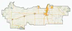 Beaumont is located in Leduc County