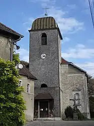 The church in Amagney