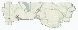 Location in Lacombe County