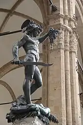 Benvenuto Cellini, Perseus with the head of Medusa, 1545–1554