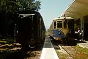 The station before its conversion to standard gauge September 1990