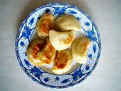 Pierogi ruskie, Ruthenian dumplings of Kresy, a national dish of Poland.