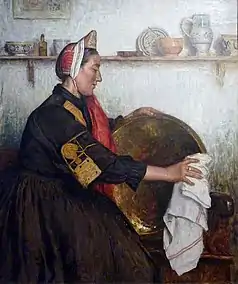 Woman from Bigouden at Work