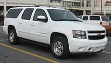 Image 14A Chevrolet Suburban extended-length SUV weighs 3,300 kilograms (7,200 lb) (gross weight). (from Car)