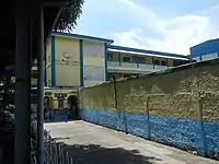 Outside view of the Grade School Building seen in 2016, before the construction of Rev. Fr. Bernardo Torres Gymnasium.