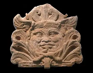 Etruscan antefix from Vulci, 1st century BCE, Vatican