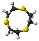 1,4,7-Trithiacyclononane molecule