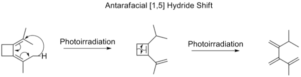 Antarafacial [1,5] hydride shift