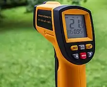 An infrared thermometer