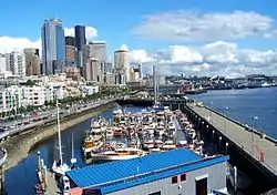 Southeast view of the Central Waterfront from the Bell Street Terminal in 2006.