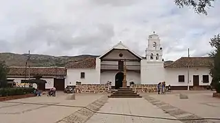 Central square and church