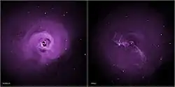 Turbulence may prevent galaxy clusters from cooling ; illustrated: Perseus Cluster and Virgo Cluster (Chandra X-ray).