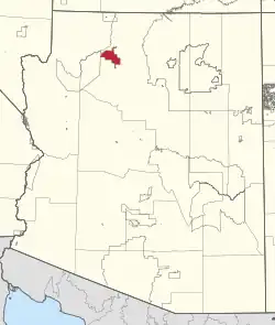 Location of Havasupai Indian Reservation