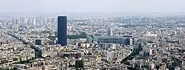 Tour Montparnasse's location in Paris