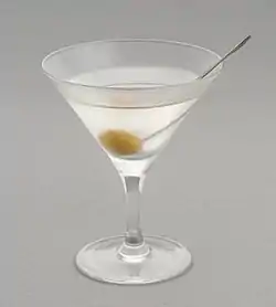 Image 19A martini cocktail (from List of cocktails)