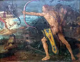 Hercules Killing the Stymphalian Birds by Albrecht Dürer (1500)