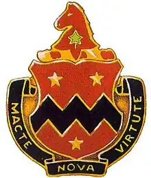 16th Field Artillery Regiment"Macte Nova Virtute"(Go Forth With New Strength)