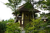 Shigure-tei is a unique two storied chashitsu, at Kōdai-ji in Kyoto