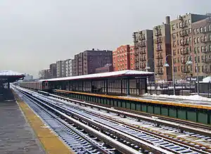 A typical elevated station (176th Street)