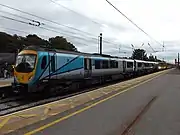 The current livery carried by the class, seen at Northallerton in September 2018.