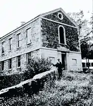 Pierce Hall, Brookline, Mass., built 1825. Designed by Sumner (photo Boston Public Library)