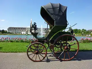 Image 21The Flocken Elektrowagen was the first four-wheeled electric car (from Car)