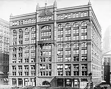 The Rookery Building in Chicago, (1886)