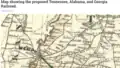 Map published in c1893, shows Atoka in Tipton County, Tennessee.