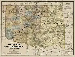 Oklahoma & Indian Territories in 1894