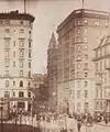 Hotel Touraine (at right), Masonic Temple (at left), 1903