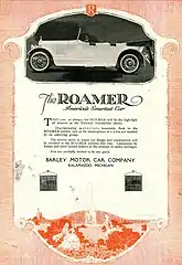 1920 Roamer advertisement