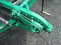 Front friction shock absorbers