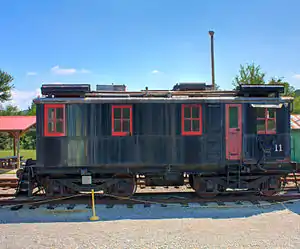 Image 34An early Diesel-mechanical locomotive at the North Alabama Railroad Museum (from Locomotive)