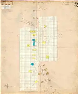 1926 fire insurance map of Henderson