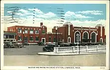 Boston & Maine Station, Lawrence, 1929.