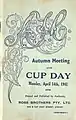 1941 Sydney Cup racebook front cover