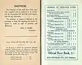 1941 Sydney Cup racebook showing entrance gate charges