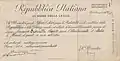 1947 Italian Diplomatic passport used for Moscow