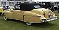 1948 convertible with view of "Continental" spare tire mount.